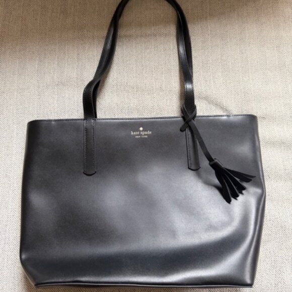 New Kate Spade Black Large Tote Kali Bag - Picture 1 of 4
